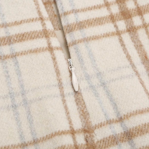 NEW Women’s Wool Plaid Flannel Skirt Sz M - Picture 4 of 8